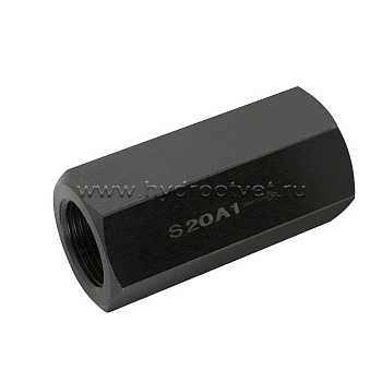 S20A5/1 - Обратный клапан трубного монтажа Ду20, G1 с давлением открытия 5 бар