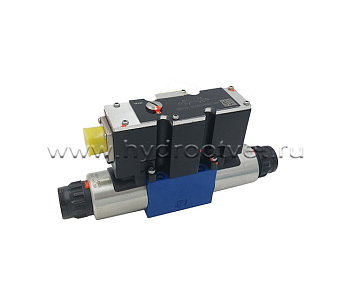 3DREPE6A-2X/16EG24K31/A1M - Пропорциональный редукционный клапан Ду 6 трехлинейный (пилот) со встроенным усилителем (OBE), A1 = ±10 В, давление регулировки до 16 бар, схема A