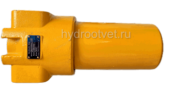 WKDFBN/HC330G10C1.1 - Напорный фильтр гидравлический одинарный модели DF тонкость фильтрации 10 мкм, типоразмер 330, вид присоединения: резьба G11/2, материал корпуса - чугун, рабочее давление до 420 бар, электрический индикатор загрязнения