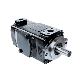 T67EC072B121L00A100 - Пластинчатый нерегулируемый двухпоточный насос серии T67EC с рабочим объемом 227,1+37 см3