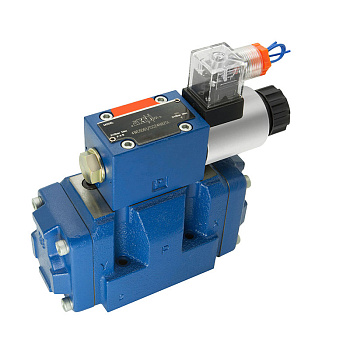 4WEH10E4X/6EG24N9ETK4/B10 - Гидрораспределитель с электроуправлением Ду10 схема E (44), напряжение G24, каналы управления ET - X и Y - внутренние