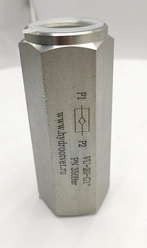 VU-08-G1/4 - Обратный клапан на высокое давление, резьба G1/4''