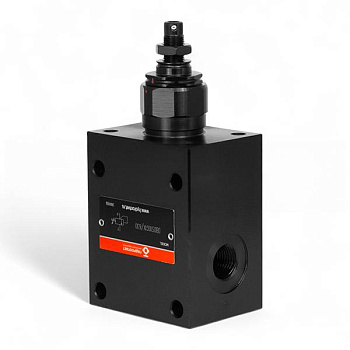 DBDS10G1X/630 - Предохранительный клапан прямого управления Ду10, давление регулировки до 630 бар, тип монтажа - встраиваемый, элемент регулировки S = винт