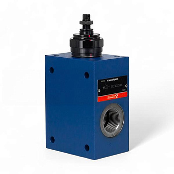DBDS20G1X/200 - Предохранительный клапан прямого управления Ду20, давление регулировки до 200 бар, тип монтажа - резьбовой, элемент регулировки S = винт