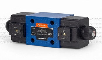 4WE10E31/CW110-50N9K4 - Гидрораспределитель золотниковый Ду 10 с электроуправлением W110, схема E (44), возврат - пружинный