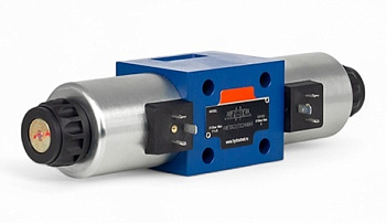 4WE10G31/CG24N9K4 - Гидрораспределитель золотниковый Ду 10 с электроуправлением G24, схема G (64), возврат - пружинный