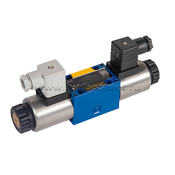 4WRA6W1-30-2X/G24K4/V - Пропорциональный распределитель без встроенного электронного усилителя Ду6, номинальный расход 30 л/мин, схема W1-