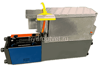 4WRPEH6C4B40L-2X/G24K0/A1M - Сервораспределитель Ду6 с обратной связью по положению золотника и встроенным усилителем (OBE), номинальный расход 40 л/мин, характеристика L - линейная, схема C4, сигнал управления A1 = ±10 V
